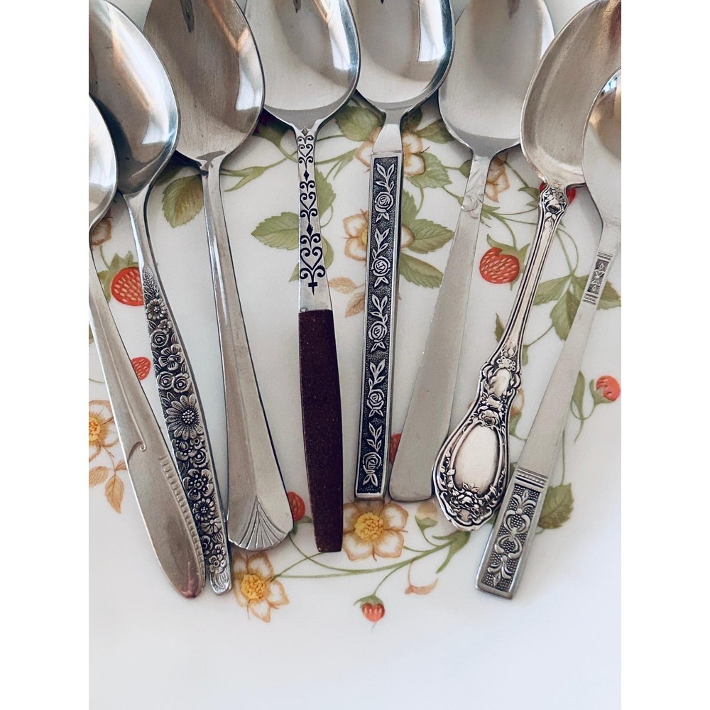 Vintage Mismatched Flatware Sets—Service for 8 (40 pieces) - Picture 8 of 9